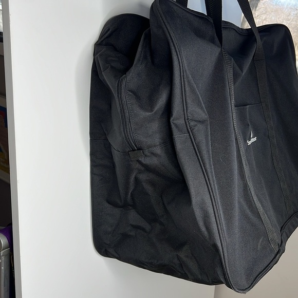 Smith & Wesson XL Black Canvas Double Handle Double Zipper Travel Duffel Bag - Picture 3 of 8